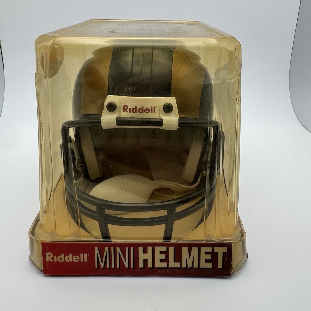 St. Louis Rams Throwback Riddell NFL Football Mini Helmet Quarterback Face mask - Picture 5 of 10